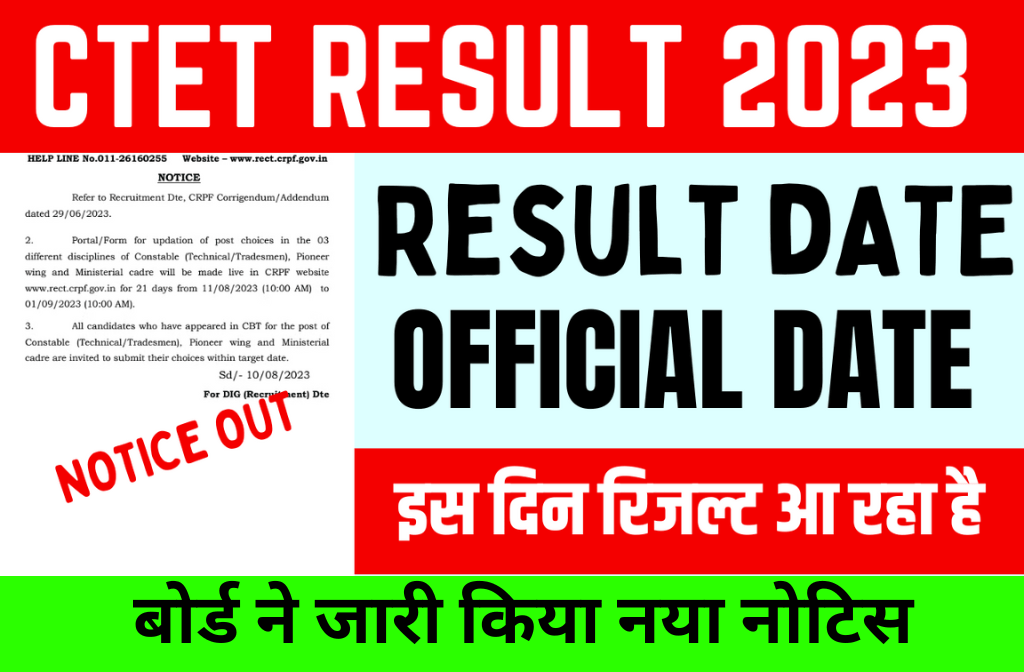 CTET Result 2023